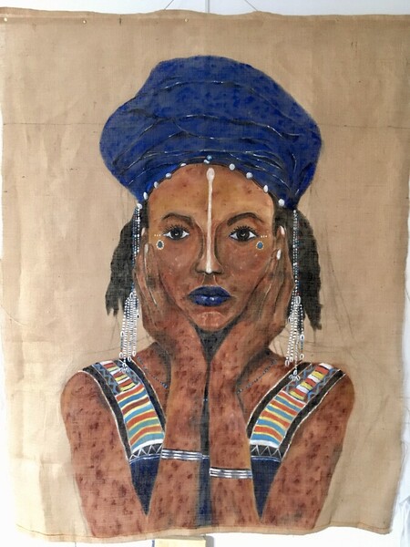 Femme du d&eacute;sert 700�